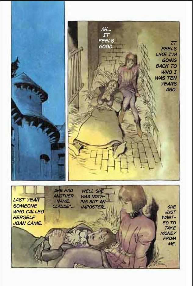 Joan Chapter 2.1 page 170 - Vol.2 Chapter 1 : 1 Pont \ 2 Chateau de Gilles \ 3 Satan \ 4 Seraphim