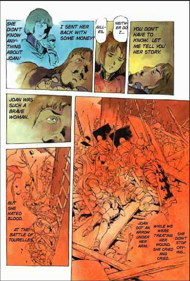 Joan Chapter 2.1 page 171 - Vol.2 Chapter 1 : 1 Pont \ 2 Chateau de Gilles \ 3 Satan \ 4 Seraphim