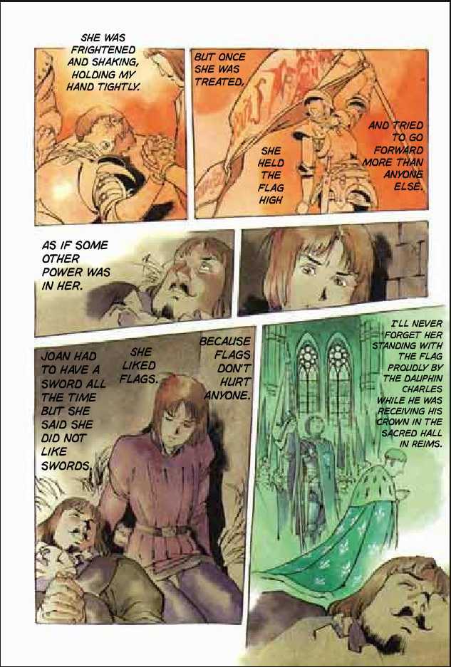 Joan Chapter 2.1 page 172 - Vol.2 Chapter 1 : 1 Pont \ 2 Chateau de Gilles \ 3 Satan \ 4 Seraphim