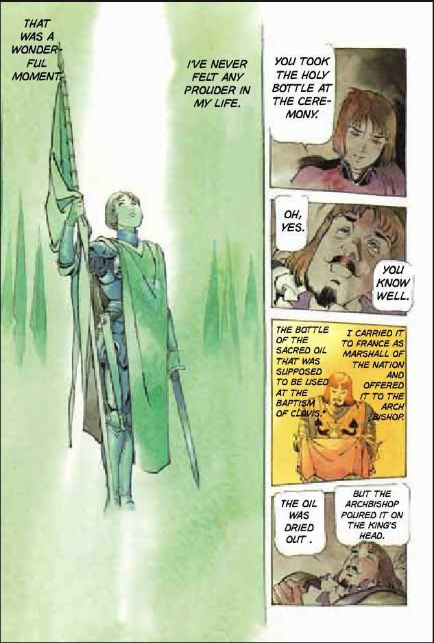 Joan Chapter 2.1 page 173 - Vol.2 Chapter 1 : 1 Pont \ 2 Chateau de Gilles \ 3 Satan \ 4 Seraphim