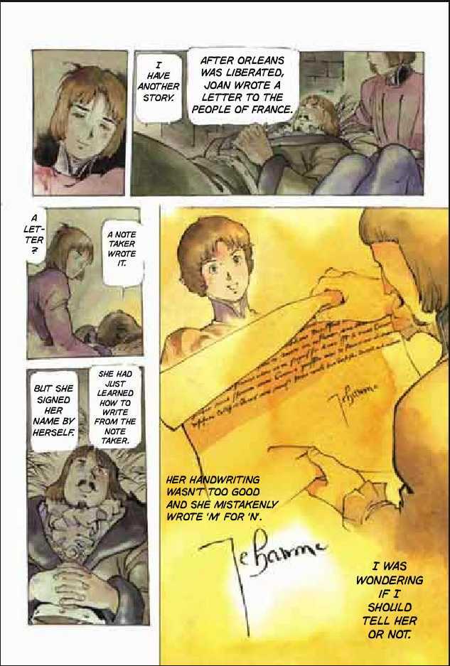 Joan Chapter 2.1 page 174 - Vol.2 Chapter 1 : 1 Pont \ 2 Chateau de Gilles \ 3 Satan \ 4 Seraphim