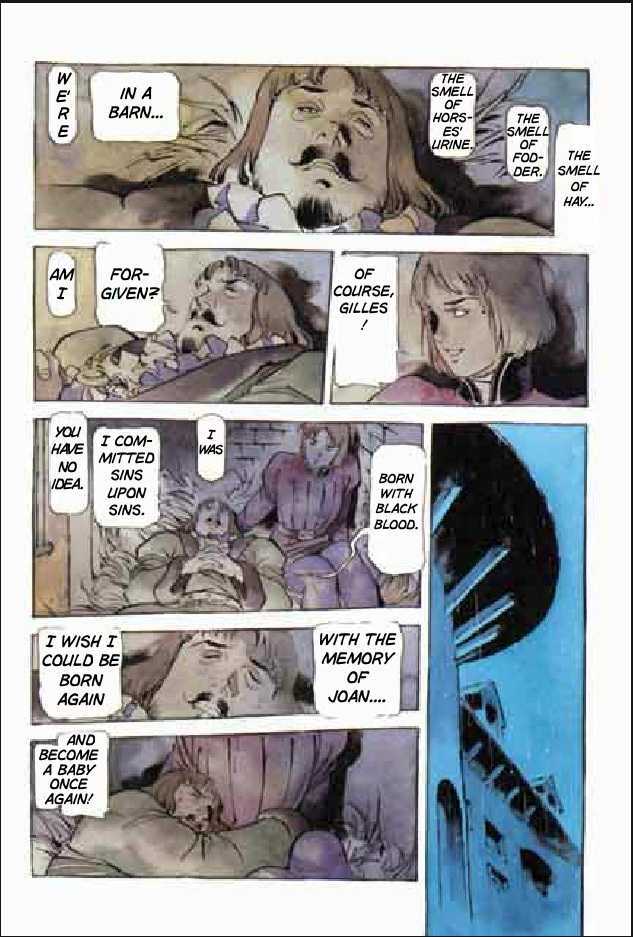 Joan Chapter 2.1 page 176 - Vol.2 Chapter 1 : 1 Pont \ 2 Chateau de Gilles \ 3 Satan \ 4 Seraphim