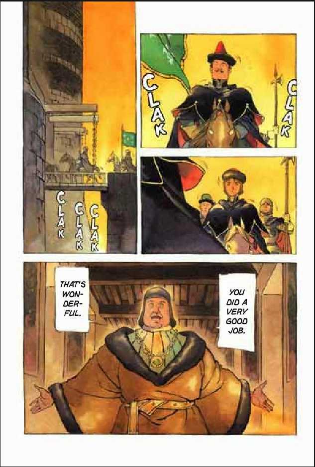 Joan Chapter 2.1 page 178 - Vol.2 Chapter 1 : 1 Pont \ 2 Chateau de Gilles \ 3 Satan \ 4 Seraphim
