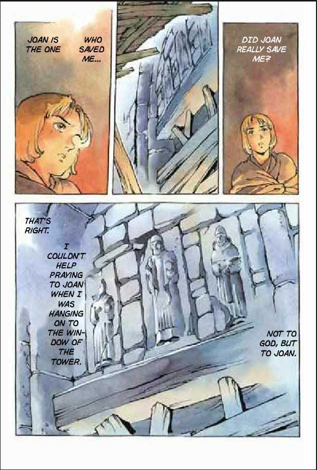 Joan Chapter 2.1 page 18 - Vol.2 Chapter 1 : 1 Pont \ 2 Chateau de Gilles \ 3 Satan \ 4 Seraphim