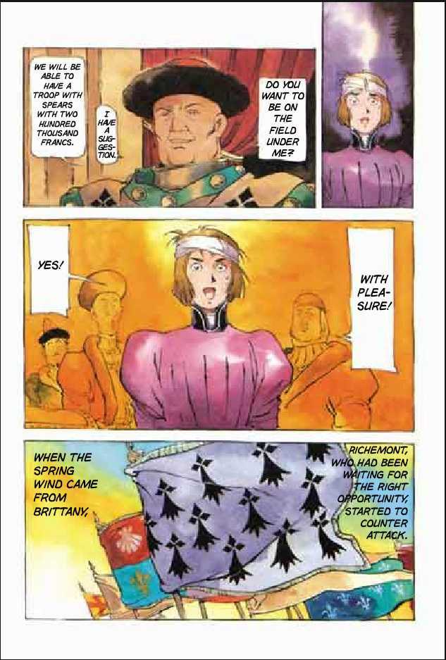 Joan Chapter 2.1 page 180 - Vol.2 Chapter 1 : 1 Pont \ 2 Chateau de Gilles \ 3 Satan \ 4 Seraphim