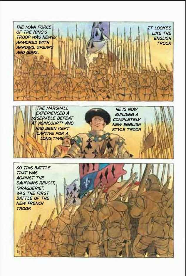 Joan Chapter 2.1 page 181 - Vol.2 Chapter 1 : 1 Pont \ 2 Chateau de Gilles \ 3 Satan \ 4 Seraphim