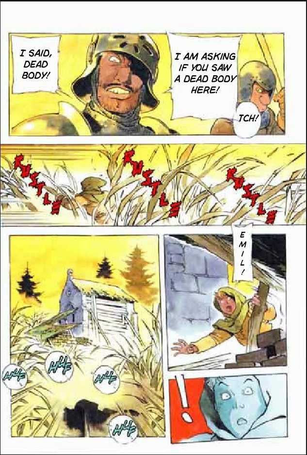 Joan Chapter 2.1 page 21 - Vol.2 Chapter 1 : 1 Pont \ 2 Chateau de Gilles \ 3 Satan \ 4 Seraphim