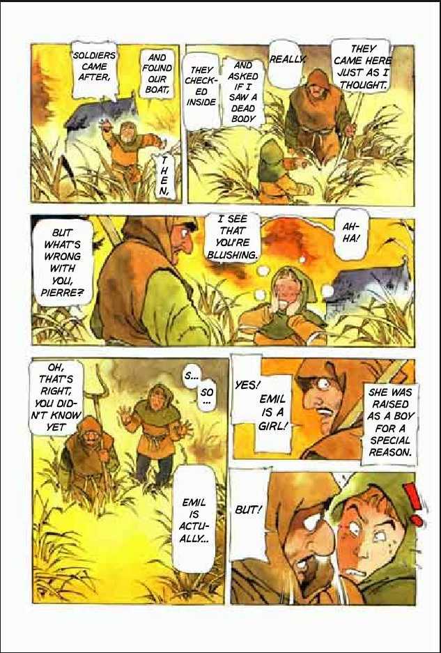 Joan Chapter 2.1 page 24 - Vol.2 Chapter 1 : 1 Pont \ 2 Chateau de Gilles \ 3 Satan \ 4 Seraphim