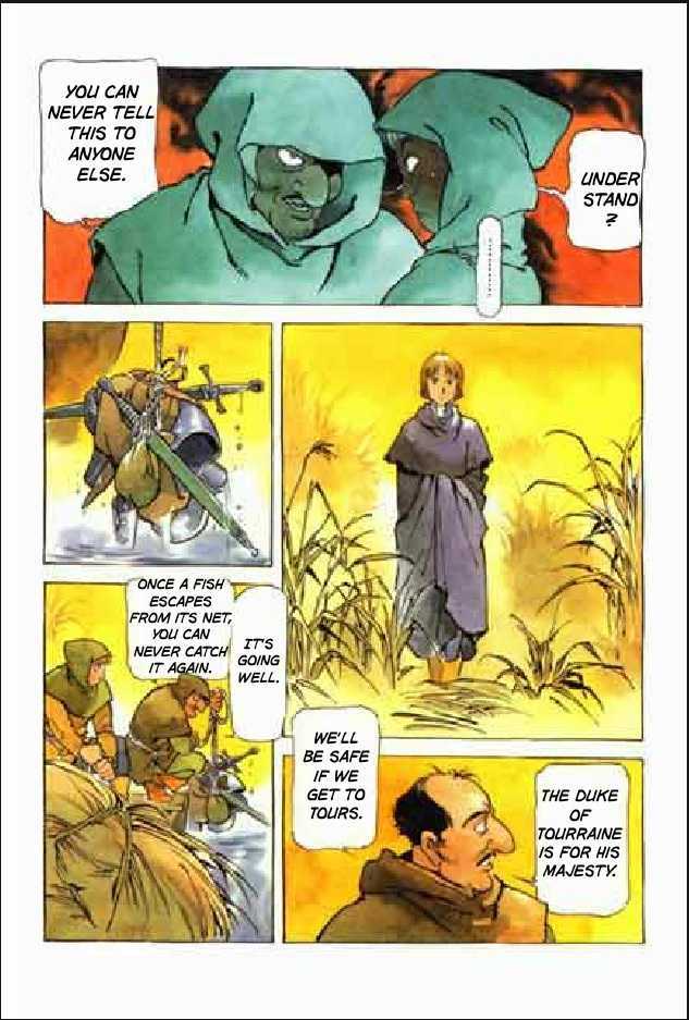 Joan Chapter 2.1 page 25 - Vol.2 Chapter 1 : 1 Pont \ 2 Chateau de Gilles \ 3 Satan \ 4 Seraphim