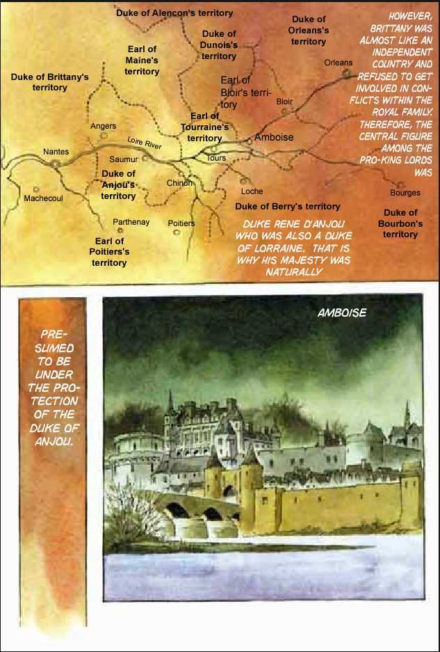 Joan Chapter 2.1 page 27 - Vol.2 Chapter 1 : 1 Pont \ 2 Chateau de Gilles \ 3 Satan \ 4 Seraphim