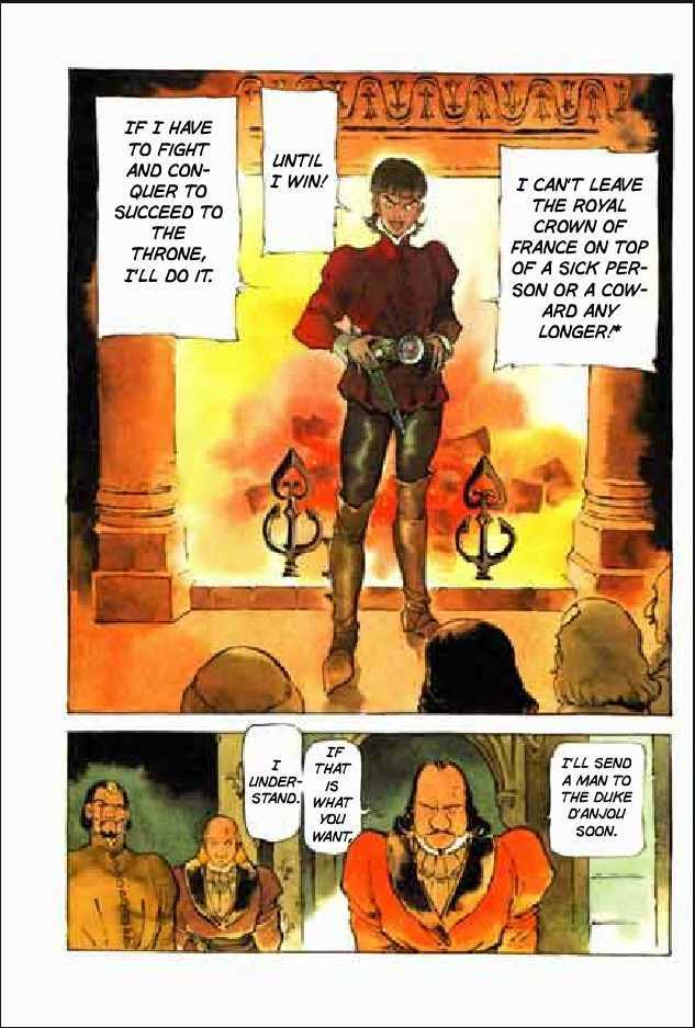 Joan Chapter 2.1 page 32 - Vol.2 Chapter 1 : 1 Pont \ 2 Chateau de Gilles \ 3 Satan \ 4 Seraphim