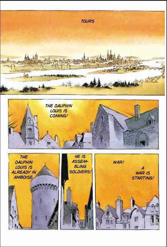Joan Chapter 2.1 page 36 - Vol.2 Chapter 1 : 1 Pont \ 2 Chateau de Gilles \ 3 Satan \ 4 Seraphim