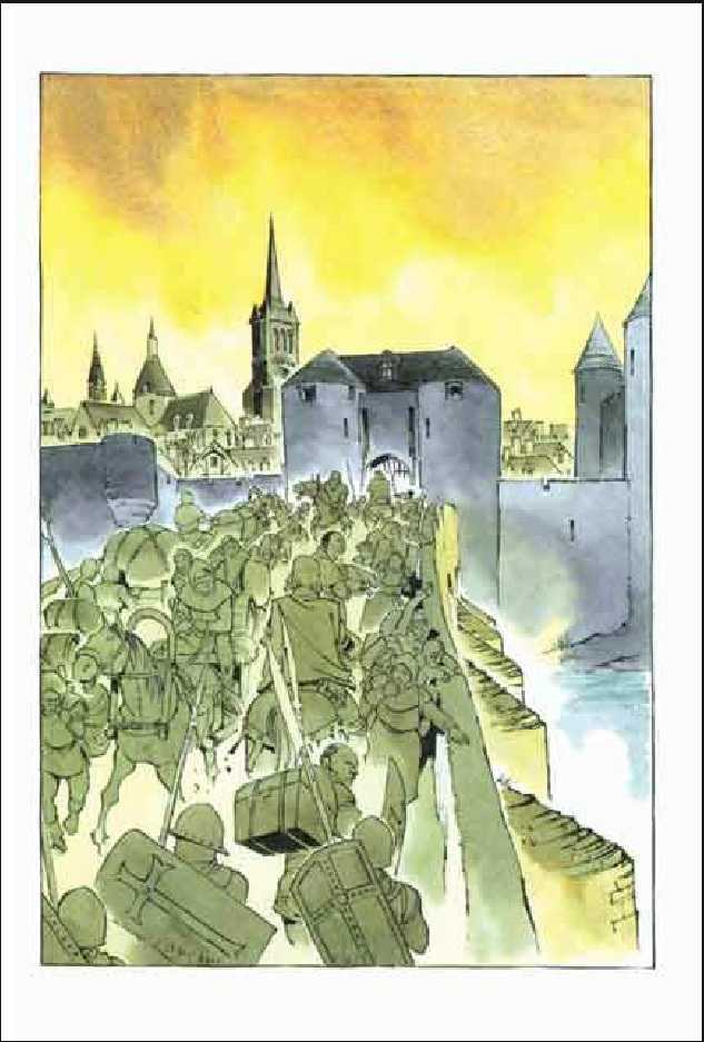 Joan Chapter 2.1 page 37 - Vol.2 Chapter 1 : 1 Pont \ 2 Chateau de Gilles \ 3 Satan \ 4 Seraphim