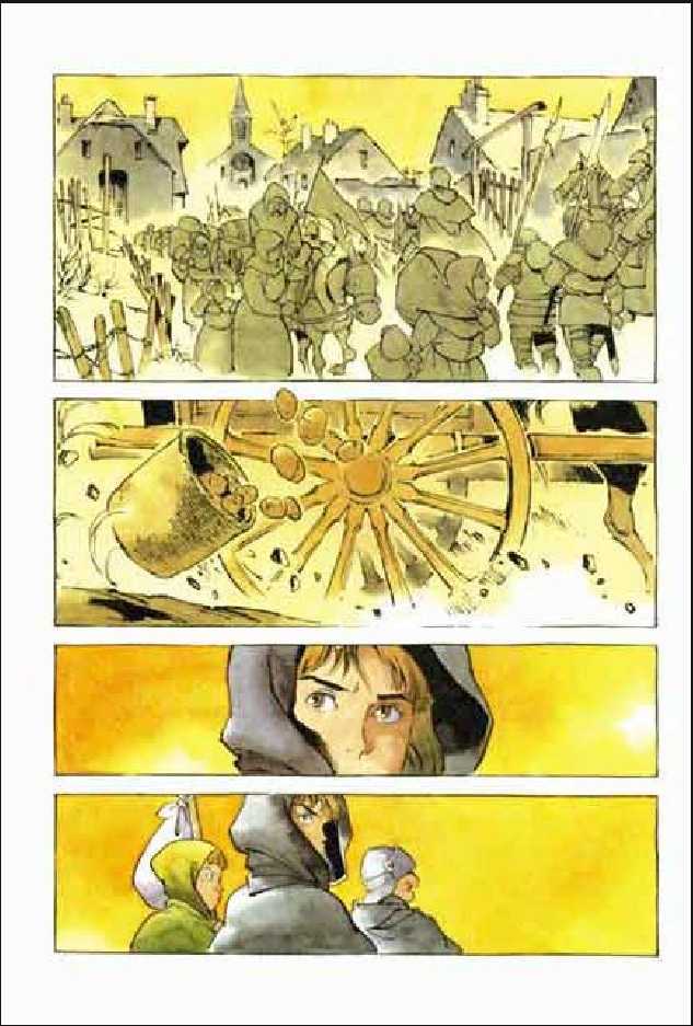Joan Chapter 2.1 page 38 - Vol.2 Chapter 1 : 1 Pont \ 2 Chateau de Gilles \ 3 Satan \ 4 Seraphim