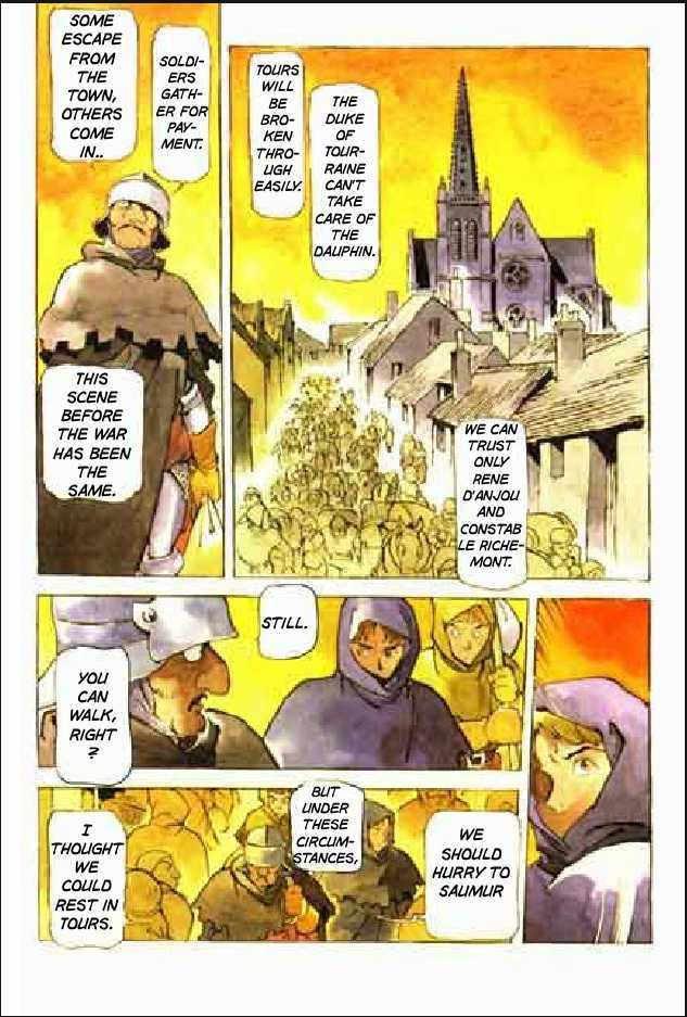 Joan Chapter 2.1 page 39 - Vol.2 Chapter 1 : 1 Pont \ 2 Chateau de Gilles \ 3 Satan \ 4 Seraphim