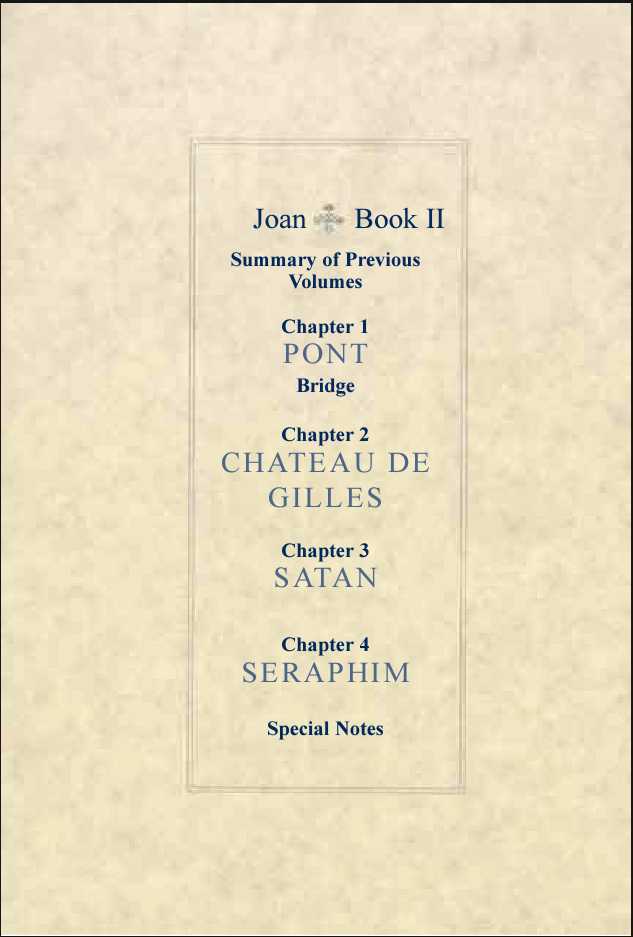 Joan Chapter 2.1 page 4 - Vol.2 Chapter 1 : 1 Pont \ 2 Chateau de Gilles \ 3 Satan \ 4 Seraphim