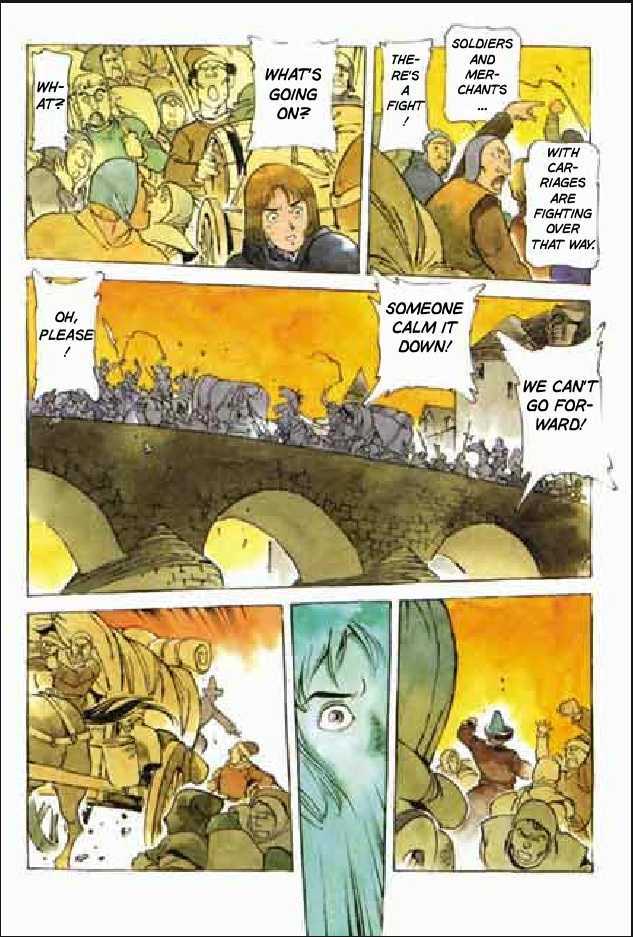 Joan Chapter 2.1 page 43 - Vol.2 Chapter 1 : 1 Pont \ 2 Chateau de Gilles \ 3 Satan \ 4 Seraphim