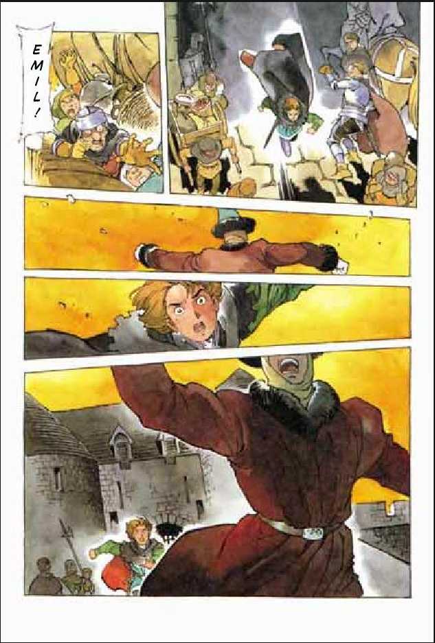 Joan Chapter 2.1 page 46 - Vol.2 Chapter 1 : 1 Pont \ 2 Chateau de Gilles \ 3 Satan \ 4 Seraphim