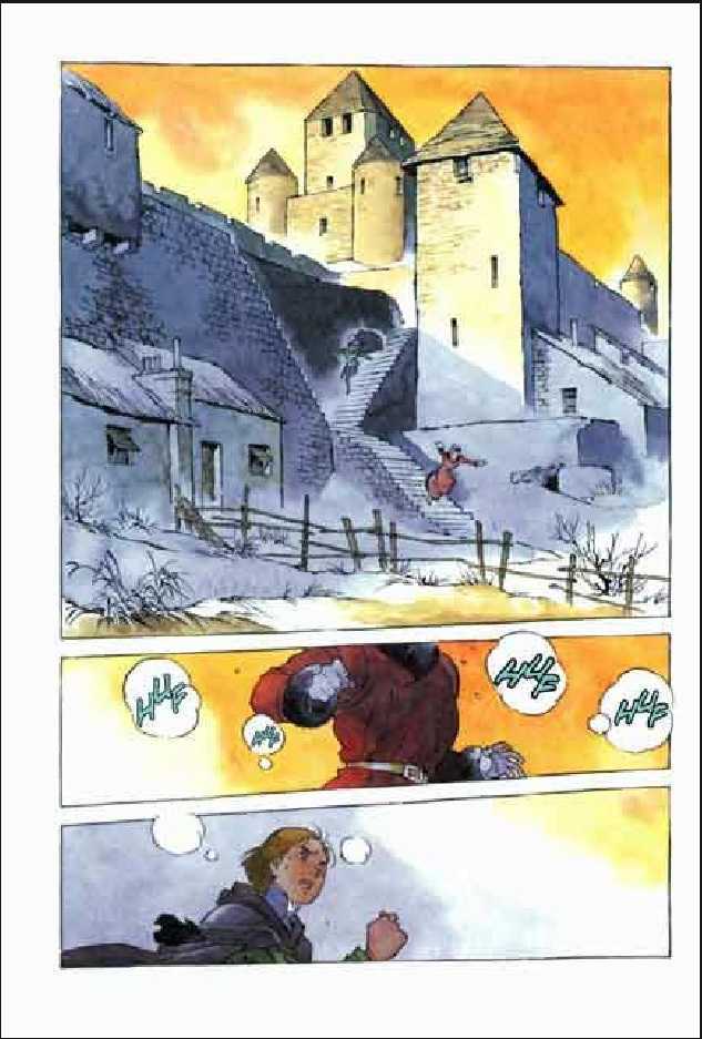 Joan Chapter 2.1 page 48 - Vol.2 Chapter 1 : 1 Pont \ 2 Chateau de Gilles \ 3 Satan \ 4 Seraphim