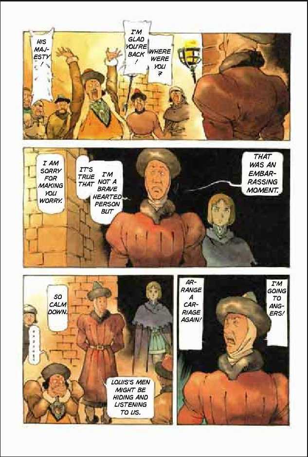 Joan Chapter 2.1 page 58 - Vol.2 Chapter 1 : 1 Pont \ 2 Chateau de Gilles \ 3 Satan \ 4 Seraphim