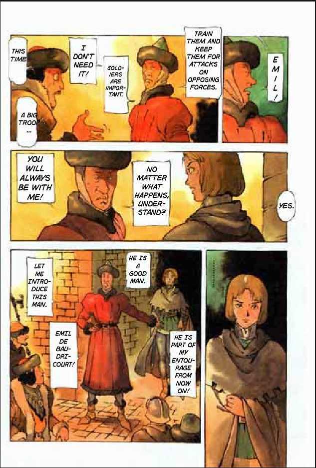 Joan Chapter 2.1 page 59 - Vol.2 Chapter 1 : 1 Pont \ 2 Chateau de Gilles \ 3 Satan \ 4 Seraphim