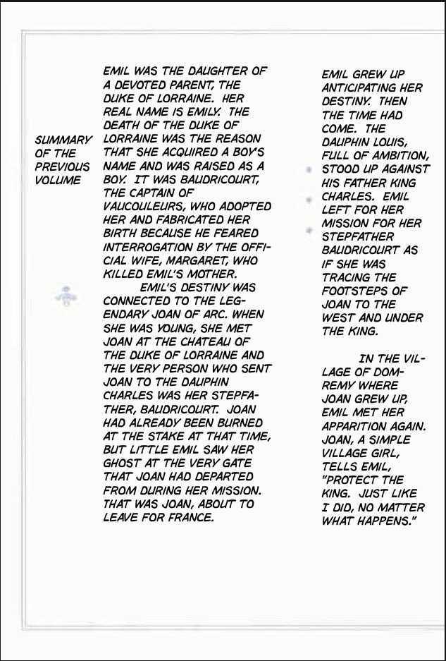 Joan Chapter 2.1 page 6 - Vol.2 Chapter 1 : 1 Pont \ 2 Chateau de Gilles \ 3 Satan \ 4 Seraphim