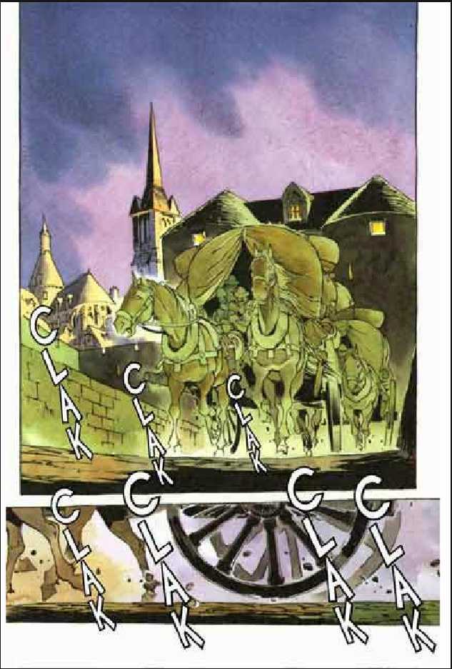 Joan Chapter 2.1 page 60 - Vol.2 Chapter 1 : 1 Pont \ 2 Chateau de Gilles \ 3 Satan \ 4 Seraphim