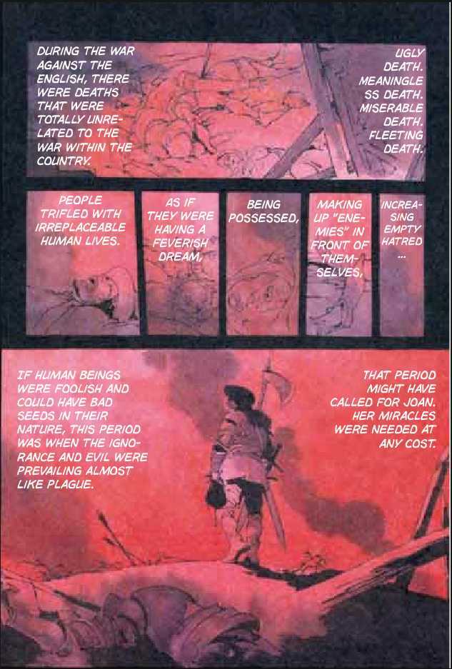 Joan Chapter 2.1 page 65 - Vol.2 Chapter 1 : 1 Pont \ 2 Chateau de Gilles \ 3 Satan \ 4 Seraphim
