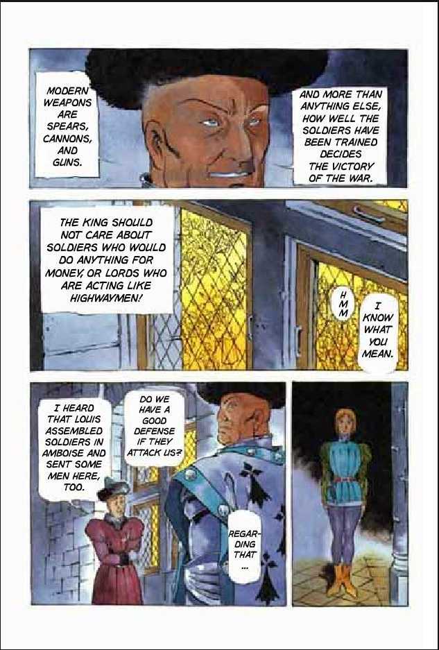 Joan Chapter 2.1 page 72 - Vol.2 Chapter 1 : 1 Pont \ 2 Chateau de Gilles \ 3 Satan \ 4 Seraphim