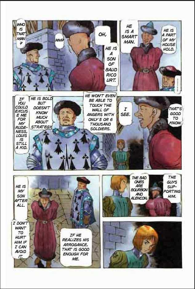 Joan Chapter 2.1 page 73 - Vol.2 Chapter 1 : 1 Pont \ 2 Chateau de Gilles \ 3 Satan \ 4 Seraphim