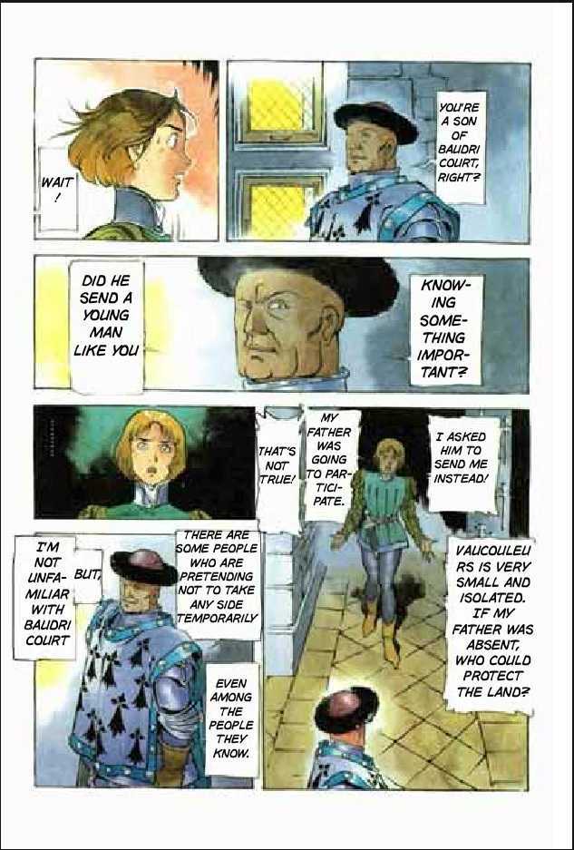 Joan Chapter 2.1 page 74 - Vol.2 Chapter 1 : 1 Pont \ 2 Chateau de Gilles \ 3 Satan \ 4 Seraphim