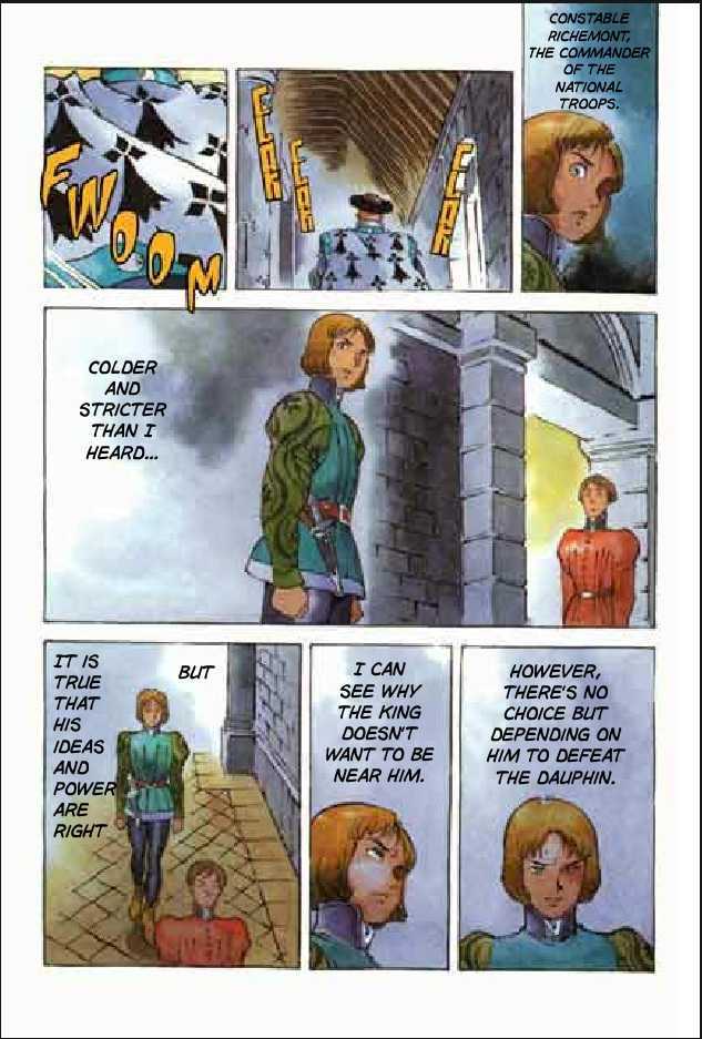 Joan Chapter 2.1 page 76 - Vol.2 Chapter 1 : 1 Pont \ 2 Chateau de Gilles \ 3 Satan \ 4 Seraphim