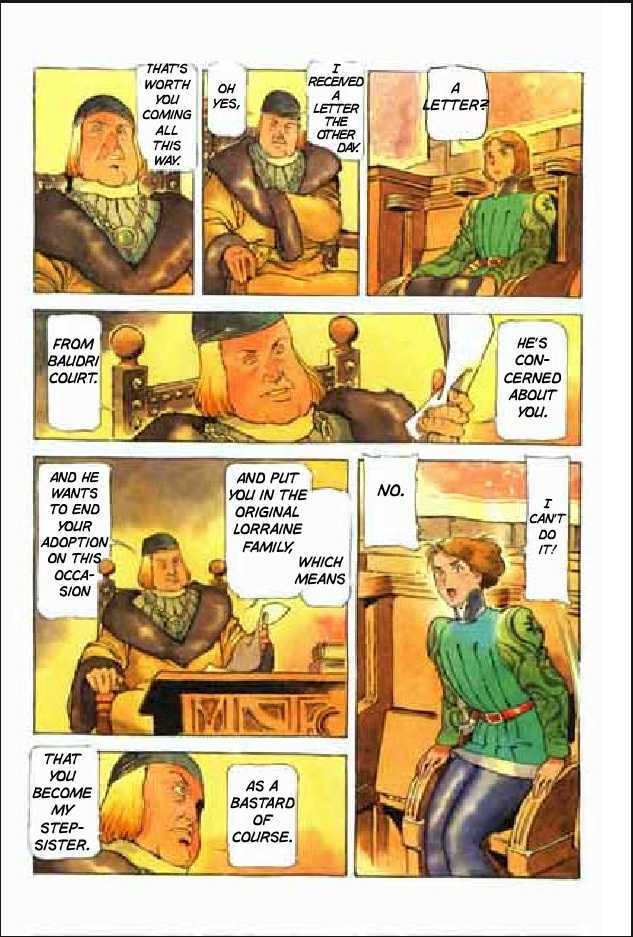 Joan Chapter 2.1 page 80 - Vol.2 Chapter 1 : 1 Pont \ 2 Chateau de Gilles \ 3 Satan \ 4 Seraphim