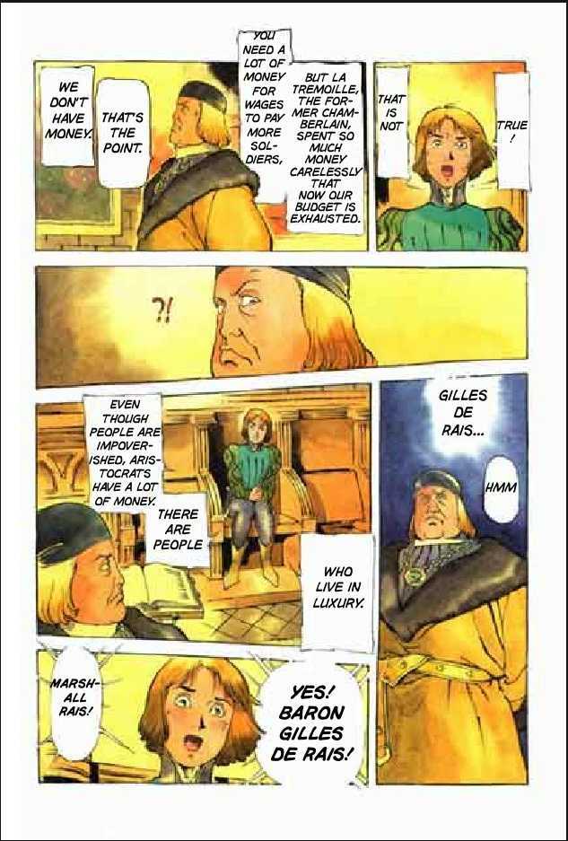 Joan Chapter 2.1 page 83 - Vol.2 Chapter 1 : 1 Pont \ 2 Chateau de Gilles \ 3 Satan \ 4 Seraphim