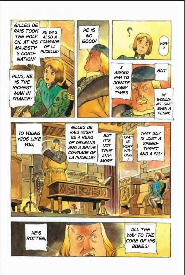 Joan Chapter 2.1 page 84 - Vol.2 Chapter 1 : 1 Pont \ 2 Chateau de Gilles \ 3 Satan \ 4 Seraphim