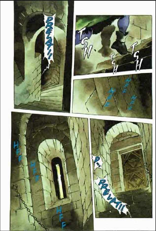 Joan Chapter 2.1 page 90 - Vol.2 Chapter 1 : 1 Pont \ 2 Chateau de Gilles \ 3 Satan \ 4 Seraphim