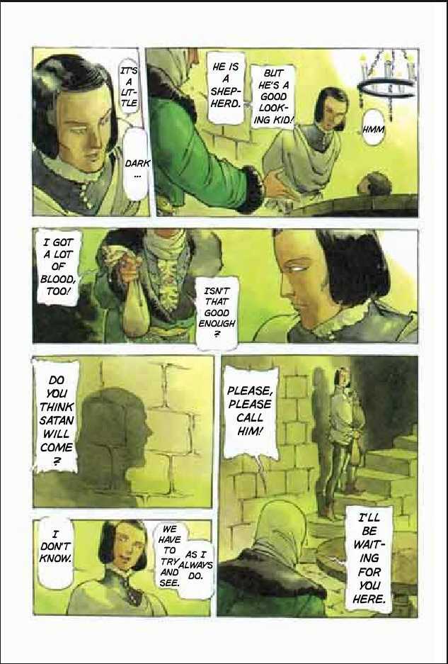 Joan Chapter 2.1 page 92 - Vol.2 Chapter 1 : 1 Pont \ 2 Chateau de Gilles \ 3 Satan \ 4 Seraphim