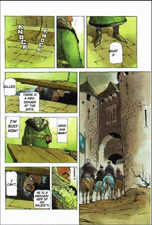 Joan Chapter 2.1 page 93 - Vol.2 Chapter 1 : 1 Pont \ 2 Chateau de Gilles \ 3 Satan \ 4 Seraphim