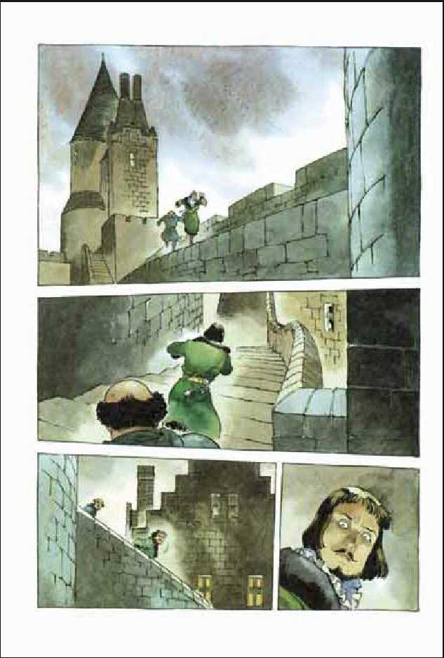 Joan Chapter 2.1 page 94 - Vol.2 Chapter 1 : 1 Pont \ 2 Chateau de Gilles \ 3 Satan \ 4 Seraphim