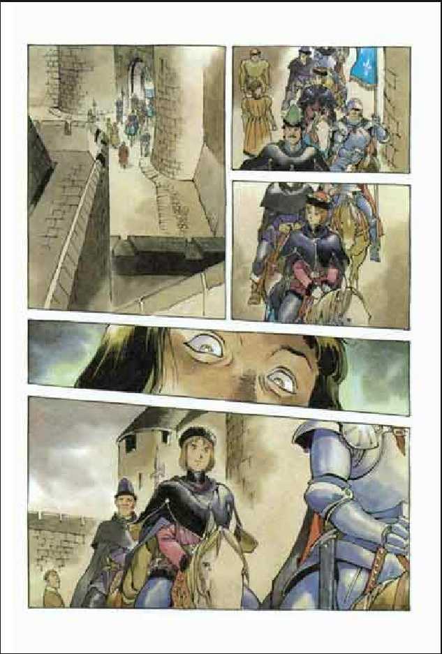 Joan Chapter 2.1 page 95 - Vol.2 Chapter 1 : 1 Pont \ 2 Chateau de Gilles \ 3 Satan \ 4 Seraphim