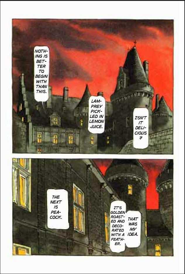 Joan Chapter 2.1 page 98 - Vol.2 Chapter 1 : 1 Pont \ 2 Chateau de Gilles \ 3 Satan \ 4 Seraphim