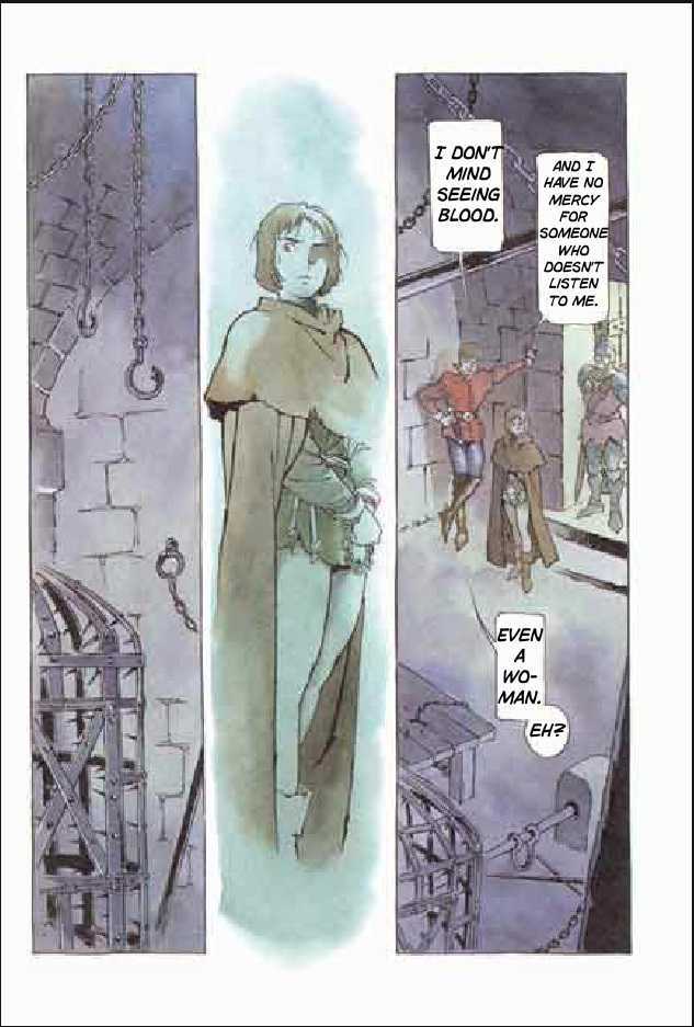 Joan Chapter 3.1 page 103 - Vol.3 Chapter 1 : 1 Agnes \ 2 Alencon \ 3 Marguerite \ 4 Feu de la Pucelle (Joan's...