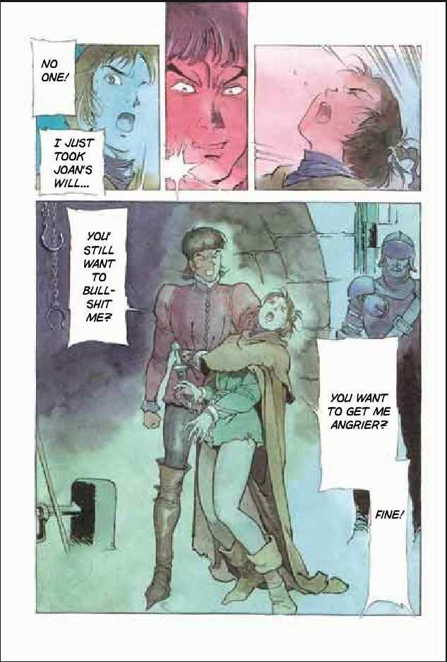 Joan Chapter 3.1 page 106 - Vol.3 Chapter 1 : 1 Agnes \ 2 Alencon \ 3 Marguerite \ 4 Feu de la Pucelle (Joan's...