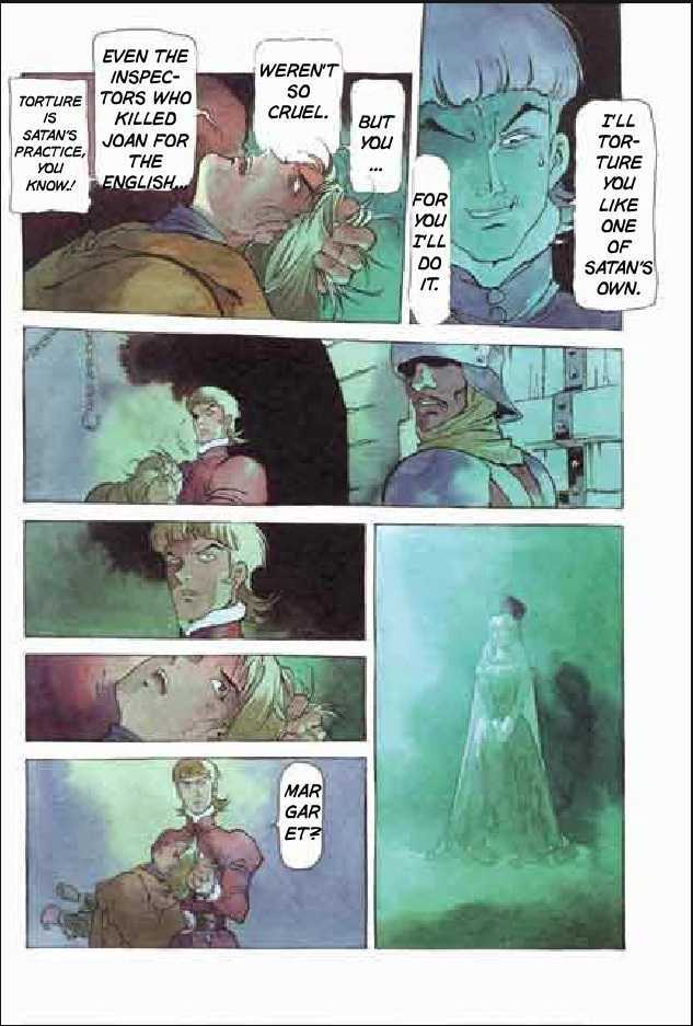 Joan Chapter 3.1 page 107 - Vol.3 Chapter 1 : 1 Agnes \ 2 Alencon \ 3 Marguerite \ 4 Feu de la Pucelle (Joan's...