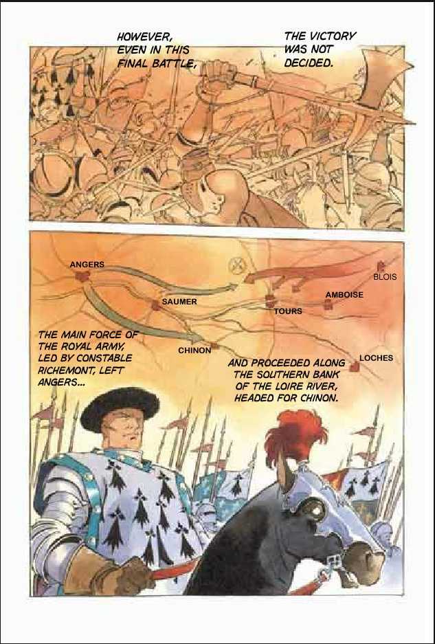 Joan Chapter 3.1 page 11 - Vol.3 Chapter 1 : 1 Agnes \ 2 Alencon \ 3 Marguerite \ 4 Feu de la Pucelle (Joan's...