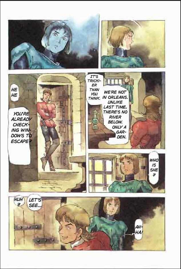 Joan Chapter 3.1 page 113 - Vol.3 Chapter 1 : 1 Agnes \ 2 Alencon \ 3 Marguerite \ 4 Feu de la Pucelle (Joan's...