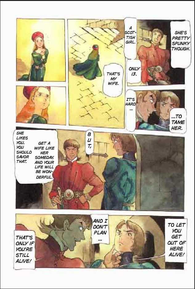 Joan Chapter 3.1 page 114 - Vol.3 Chapter 1 : 1 Agnes \ 2 Alencon \ 3 Marguerite \ 4 Feu de la Pucelle (Joan's...