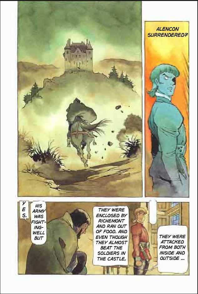 Joan Chapter 3.1 page 118 - Vol.3 Chapter 1 : 1 Agnes \ 2 Alencon \ 3 Marguerite \ 4 Feu de la Pucelle (Joan's...