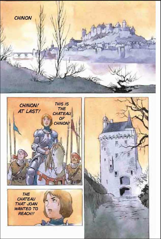 Joan Chapter 3.1 page 12 - Vol.3 Chapter 1 : 1 Agnes \ 2 Alencon \ 3 Marguerite \ 4 Feu de la Pucelle (Joan's...