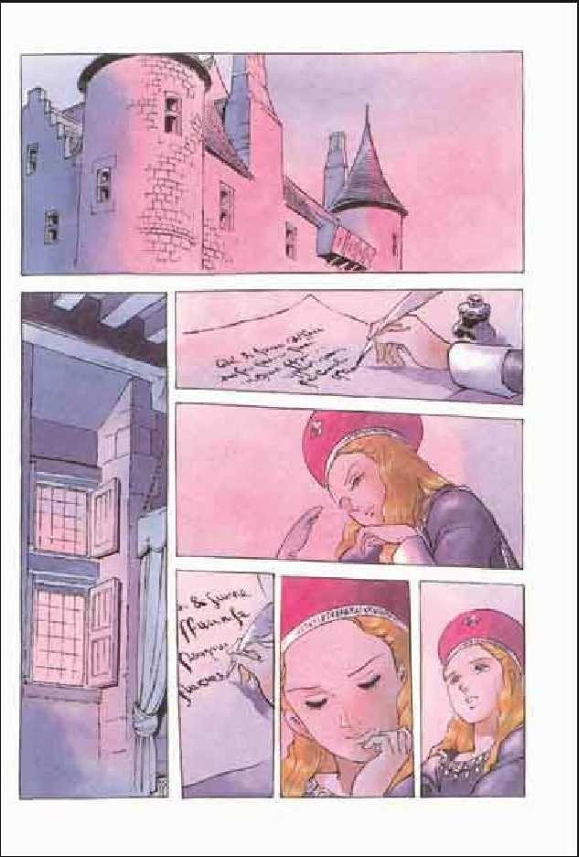 Joan Chapter 3.1 page 128 - Vol.3 Chapter 1 : 1 Agnes \ 2 Alencon \ 3 Marguerite \ 4 Feu de la Pucelle (Joan's...